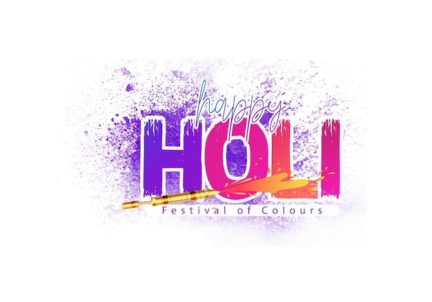 Happy holi, india festival of color and colorful gulal color festival of india celebration