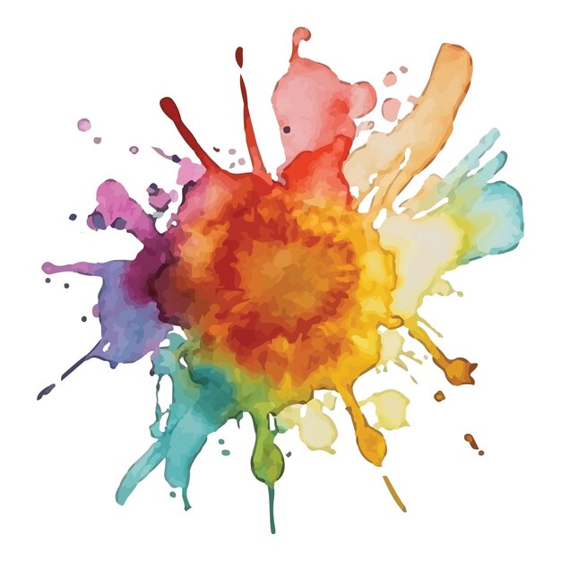 holi splash vector