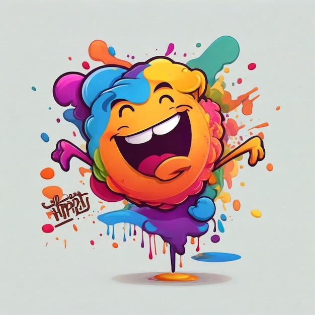 Vector happy holi vector background