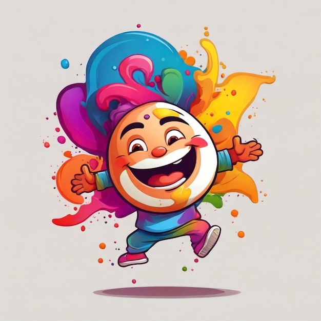 Happy holi vector background