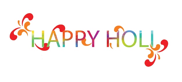 Vector happy holi