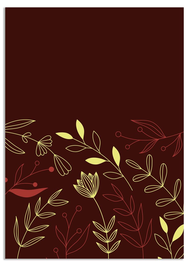 Happy holiday cover template vector set botanical template background design