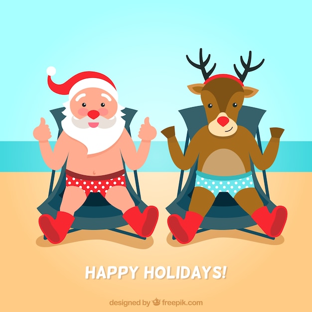 Vector happy holidays illustration