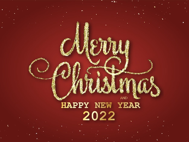 Happy Holidays and a Prosperous New Year! Vector background in EPS10 format with realistic bokeh and gold glitter.