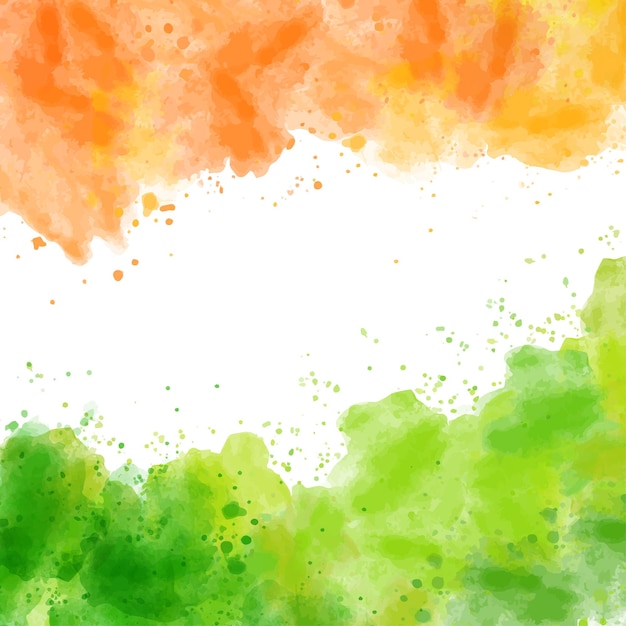 Happy independence day india 14 august watercolor background