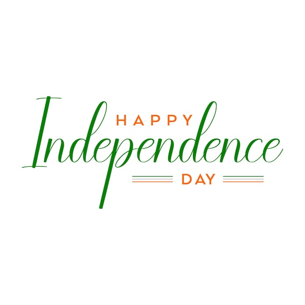 Vector happy independence day india greetings vector illustration design