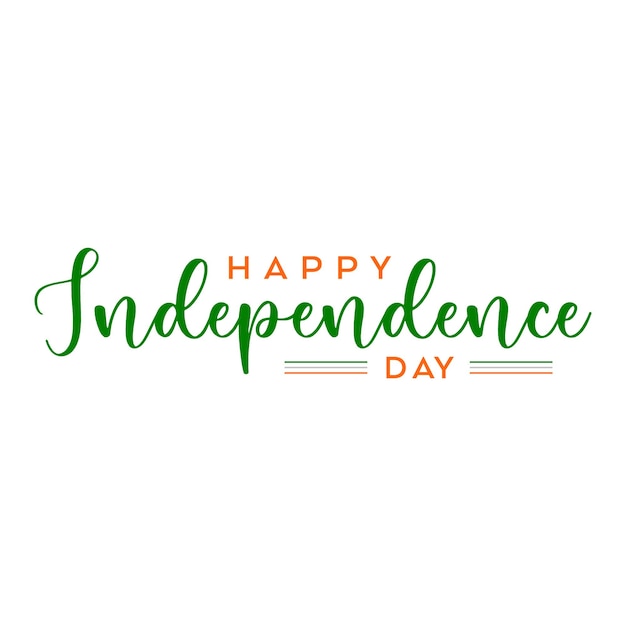 Vector happy independence day india greetings vector illustration design