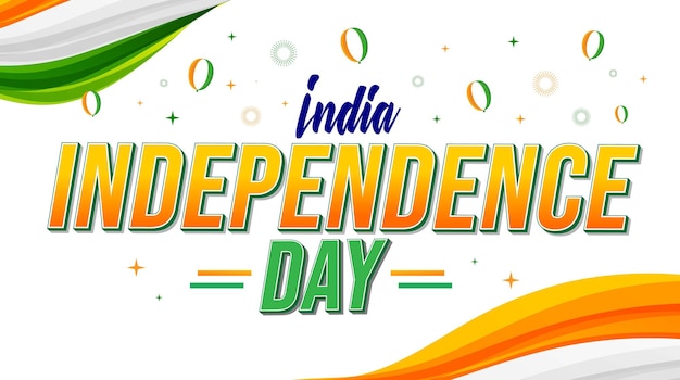 Happy independence day India Vector Template Design Illustration design, logo, banner, logo unit,