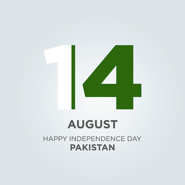 Happy Independence Day Pakistan Design nummer 14 gemaakt van de Pakistaanse vlag