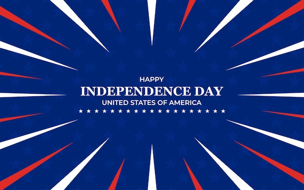 Happy independence day suitable for greeting card banner and poster