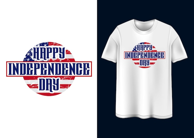 Happy independence day t-shirt design