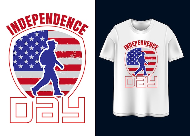 Vector happy independence day t-shirt design