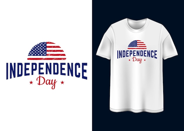 Vector happy independence day t-shirt design