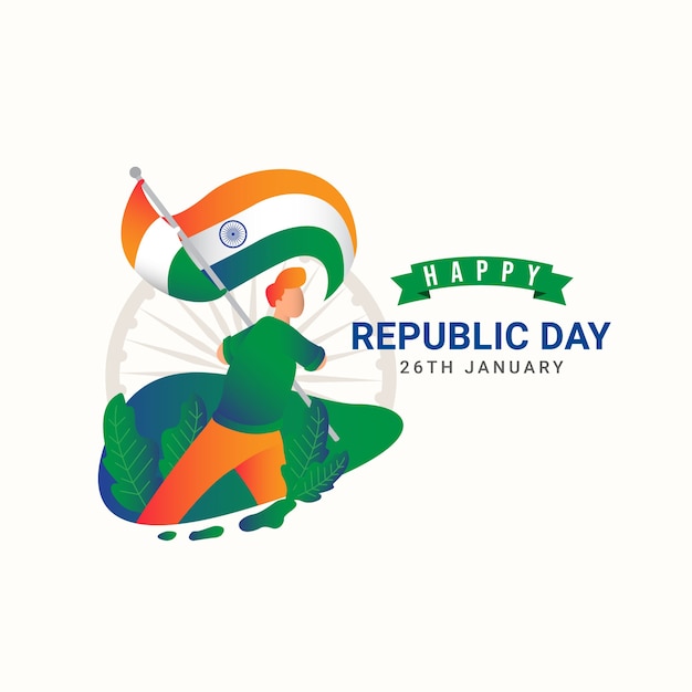 Happy india independence day en republic day celebrations.