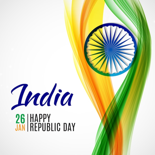 Happy India Republic January.