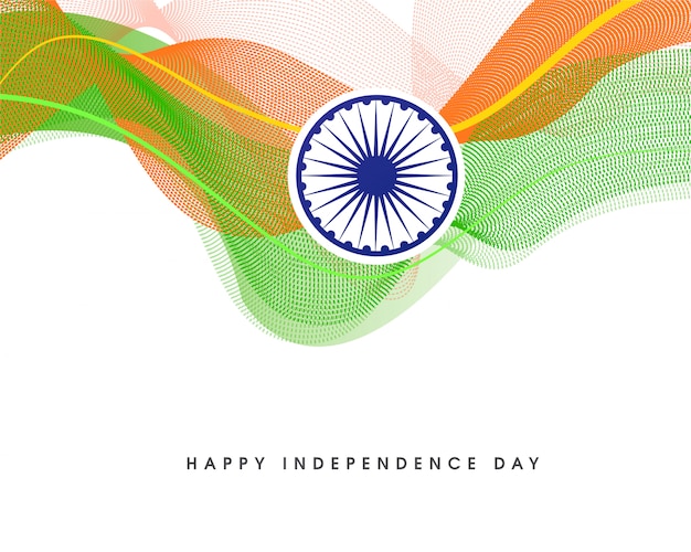 Vector happy indian independence day