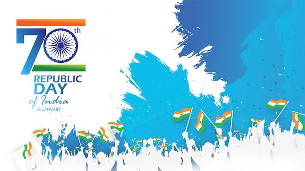 Vector happy indian republic day