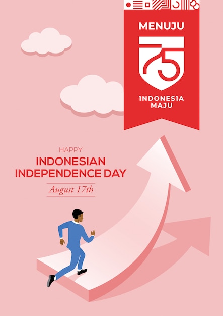 Felice festa dell'indipendenza indonesiana