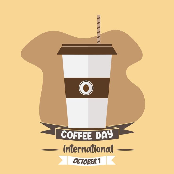happy international coffee day template