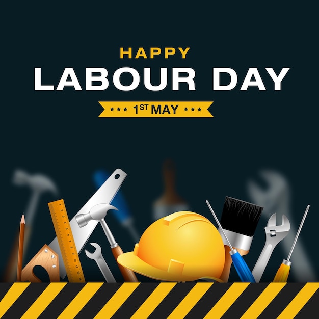 happy international labour day 1st may day workers day celebration