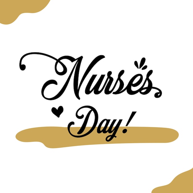 Happy International Nurses Day Vector sjabloonontwerp illustratie