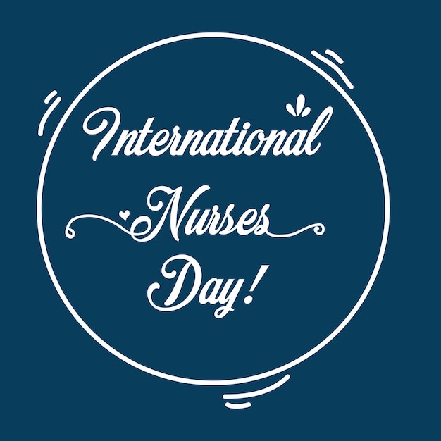 Happy International Nurses Day Vector Template Design Illustration