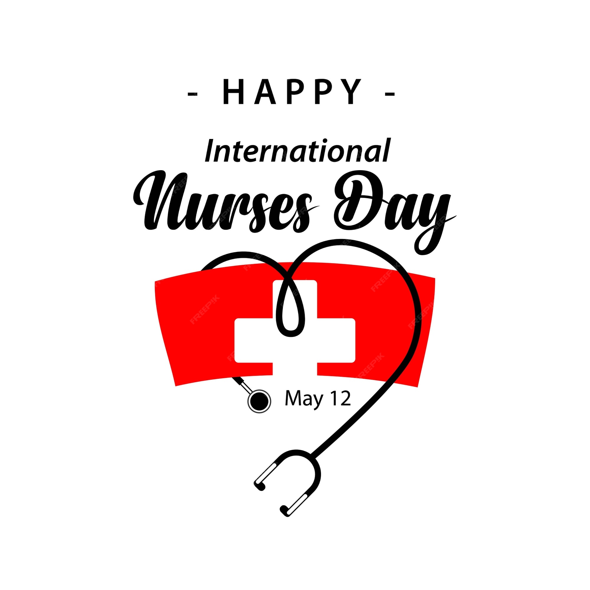 Premium Vector Happy international nurses day vector template design