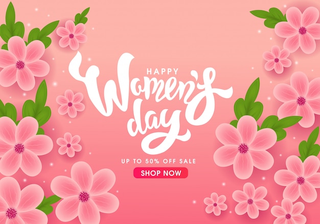 Happy International Women's Day Banner