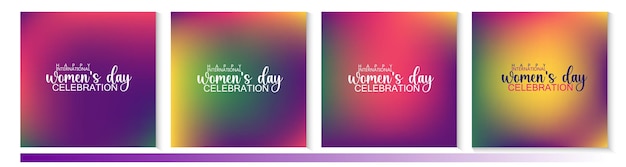 Happy International Womens Day Celebration For social media post concept