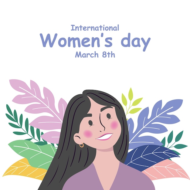 happy international womens day vector