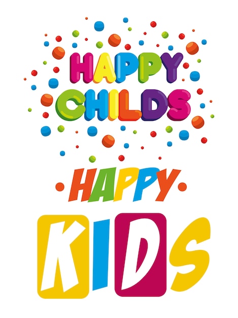 happy kids zone labels