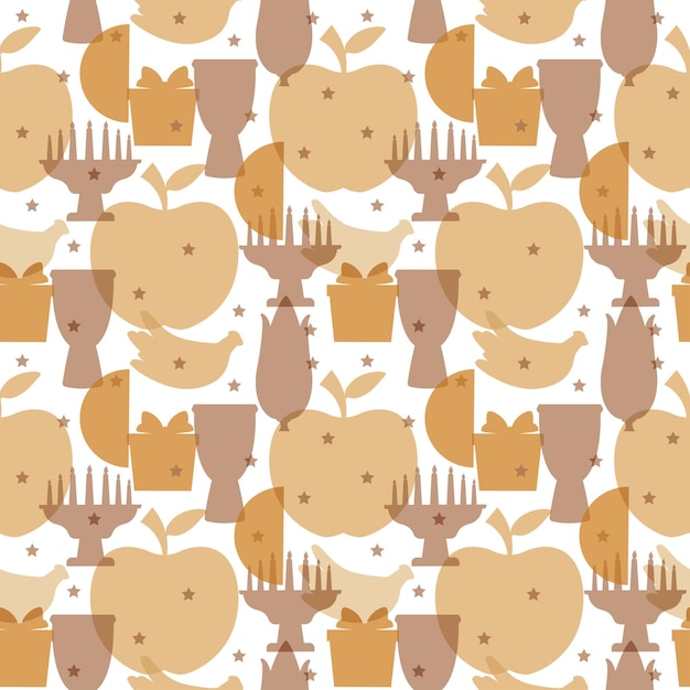 Happy Kwanzaa Holiday African Seamless Pattern Design with Festival Style Element Illustration