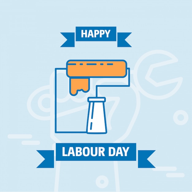 Happy labor day achtergrond