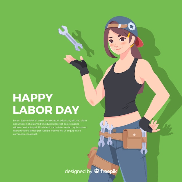 Happy labor day background