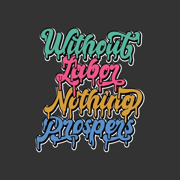 Happy labor day colorful typography design