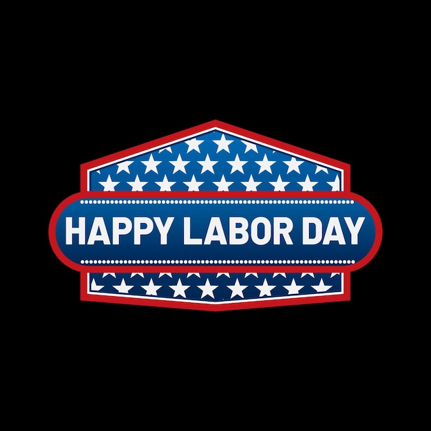 Vector happy labor day t-shirt design usa