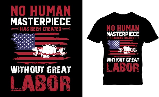 Happy Labor Day tshirt design