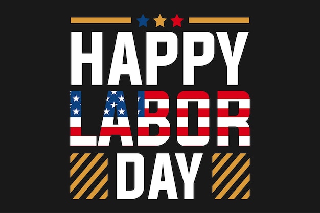 Happy labor day usa flag tshirts