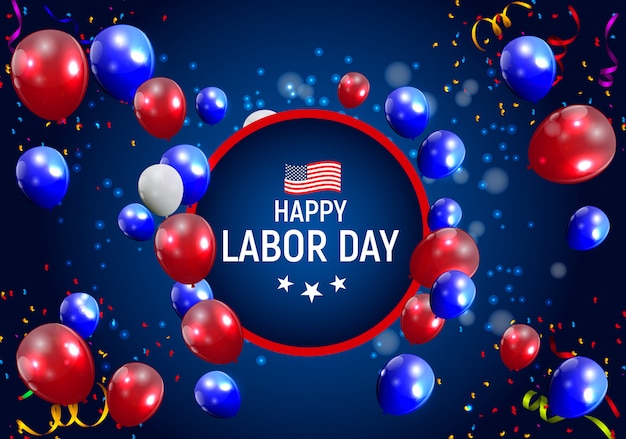 Happy labor day in usa greeting