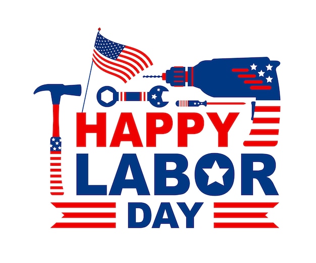 Premium Vector | Happy labor day