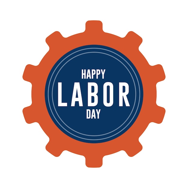 Happy Labor DayAmerica labor day Labor Day Labels or Badges Design