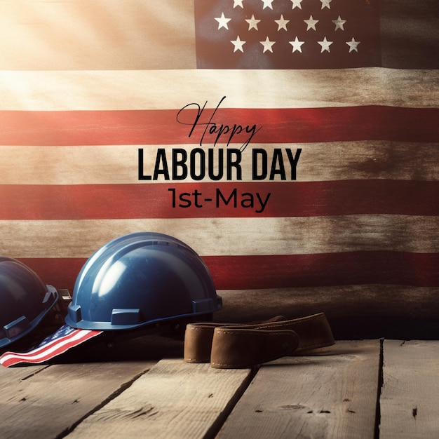 Vector happy labour day background design