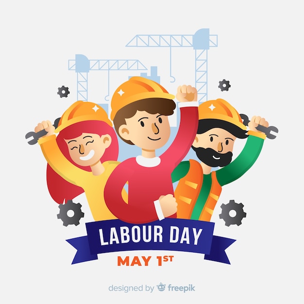 Happy labour day background