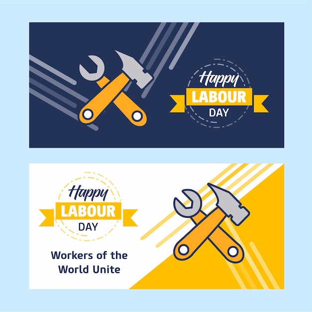 Happy Labour day banner