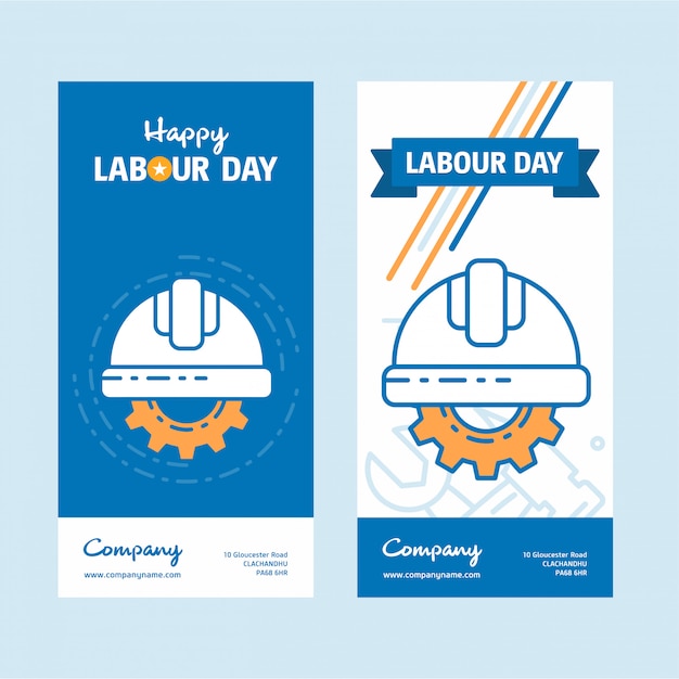 Happy Labour day design 