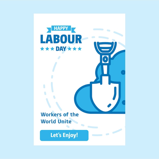 Happy Labour day Poster