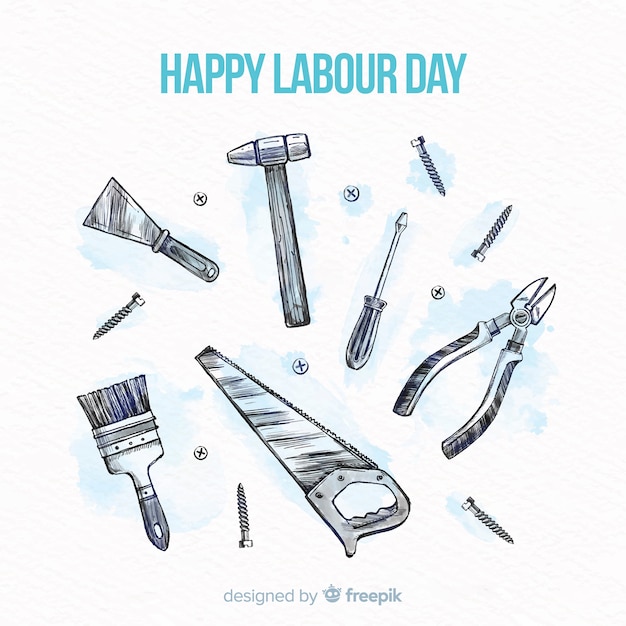 Vector happy labour day