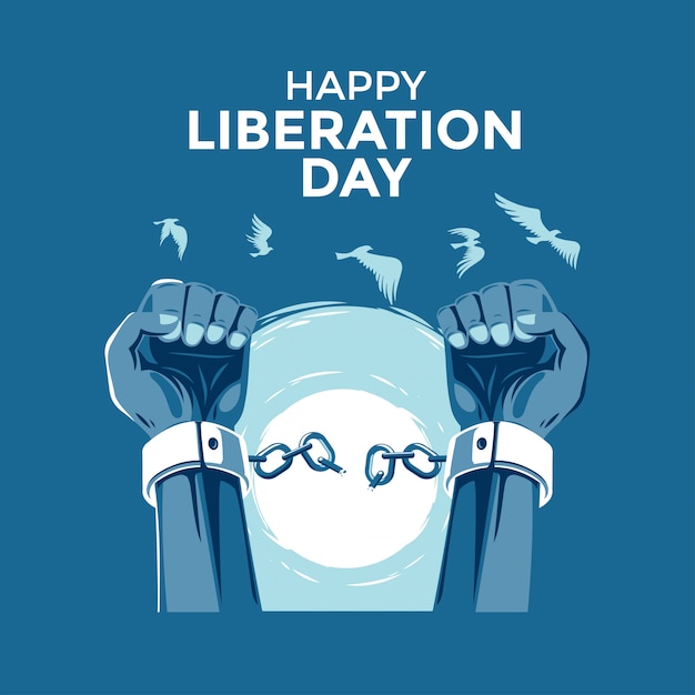 Happy Liberation Day wenskaart