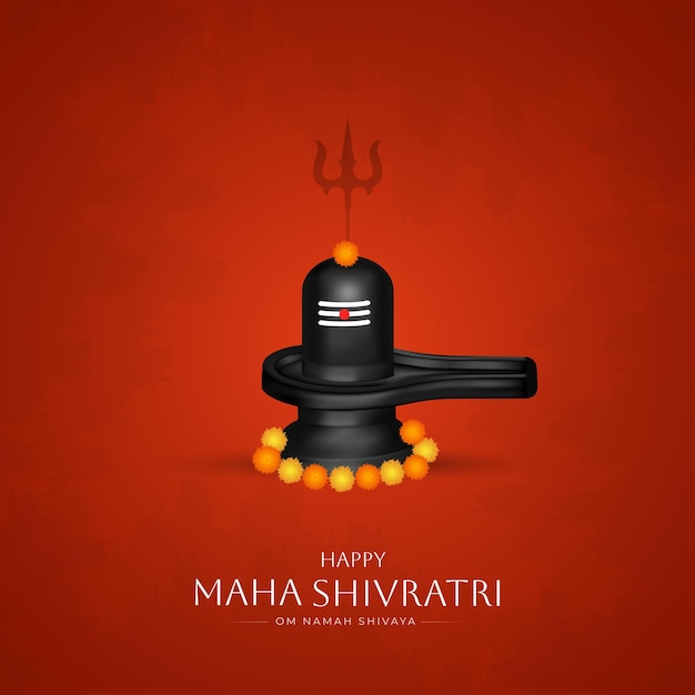 Дизайн постов в социальных сетях Happy Maha Shivaratri