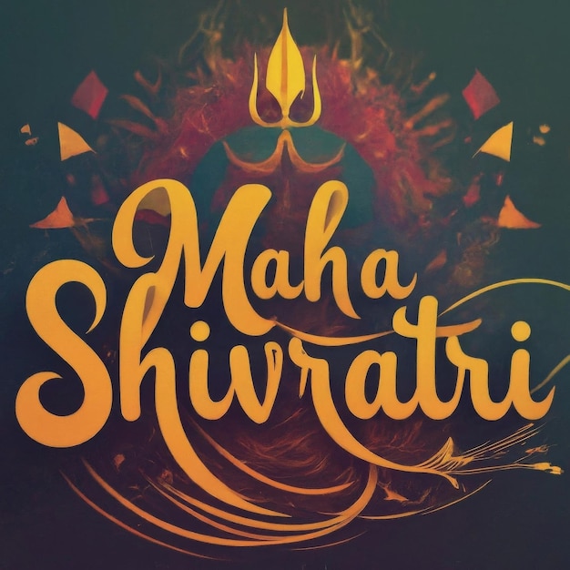 happy maha shivratri hindu festival background vector happy maha shivratri hindu festival backg